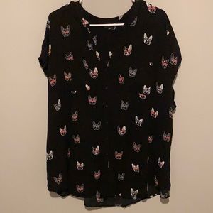Torrid America French bull dog top